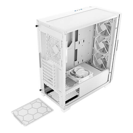 Antec DF700 FLUX White Mid Tower ATX Gaming Case, 5 image
