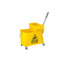 Single Mop Wringer Trolley 20L, 2 image