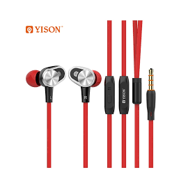 Yison CX620 Stereo Music Earphone Red
