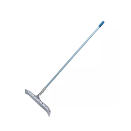 Steel Curved Rubber Squeegee with stick