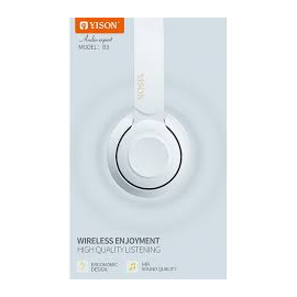Yison B3- White High Bass Headset Headphones, 3 image
