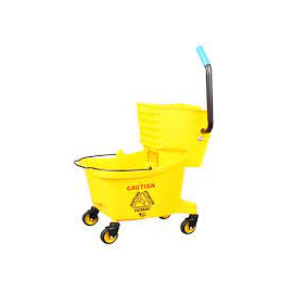 Single Mop Wringer Trolley 32L