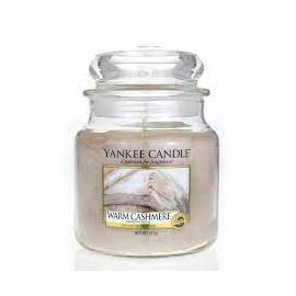 Yankee Candle Warm Cashmere Scented Candle Medium Jar 411 gm