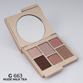G/S Squares 6 Color Eye Shadow-G663 Nude Milk Tea