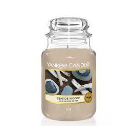 Yankee Candle Scented Candle, Seaside Woods Large Jar Candle 623gm