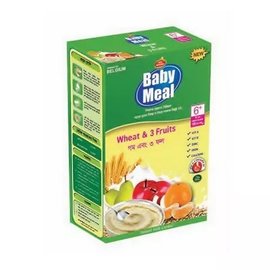Baby Meal Infant Milk Wheat & 3 Fruits Cereal BIB (From 6 Months To 24 Month) 350gm