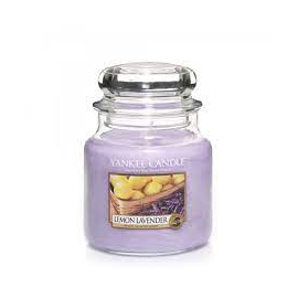 Yankee Candle Lemon Lavender Scented Candle Medium Jar 411 gm