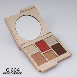 G/S Squares 6 Color Eye Shadow-G664 Wood Brick