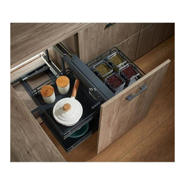 WELLMAX Kitchen Storage System Magic Corner Basket, 2 image