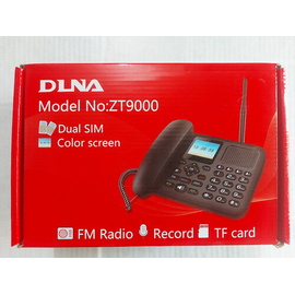 DLNA ZT9000 Dual Sim Land Phone With Color Display FM Radio