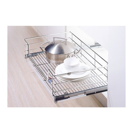 WELLMAX Soft Closing Cabinet Pull Out Basket, 2 image