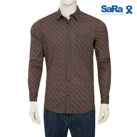 SaRa Mens Casual Shirt (MCS523FCB-Printed), Size: S