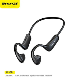Awei A896 Air Conduction Wireless Bluetooth 5.3 Neckband HiFi Stereo Sound With Built-In Mic