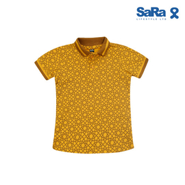 SaRa Boys Polo Shirt (BPO112FKB-Mustard), Baby Dress Size: 7-8 years