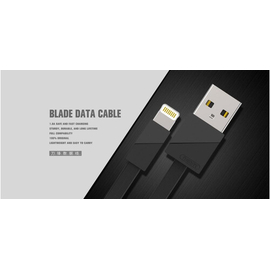 Remax Blade Series RC-105i Lightning Charging & Data Cable 2.1A 1M For iPhone, 3 image