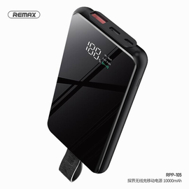 Remax RPP-105 Tangee Series 10000mAh Wireless Powerbank PD 18W Fast Charging With Digital Display