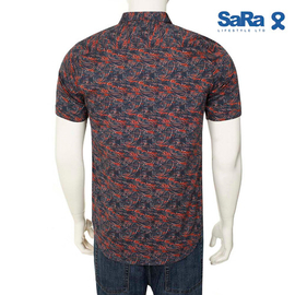 SaRa Mens Short Sleeve Shirt (MSCS92ACD-Printed), Size: S, 2 image