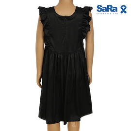 SaRa Girls Frock (GFR11YHBK-Black), Baby Dress Size: 2-3 years, 3 image