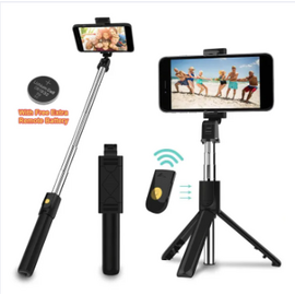 K07 Flexible Selfie Stick Tripod Stand Bluetooth Remote Control For Phone Camera