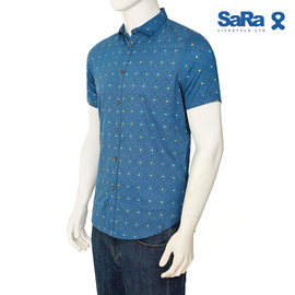 SaRa Mens Short Sleeve Shirt (MSCS92ACC-Printed), Size: S, 2 image