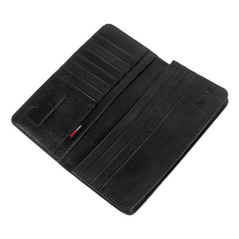 Black Pattern Long Wallet for men SB-W60, 2 image