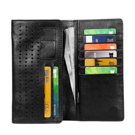 Premium Plain Soft Long Leather Wallet SB-W162, 2 image