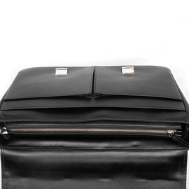 Black Plane Leather Executive Bag SB-LB442, 2 image