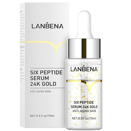 Lanbena Six Peptide Serum 24k Gold - 15ml