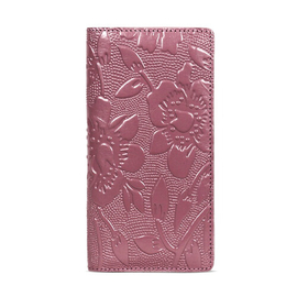 SSB Floral Pattern Long Leather Wallet SB-W161