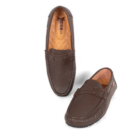Elegance Medicated Loafer Shoes For Men SB-S407, Size: 39