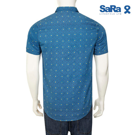 SaRa Mens Short Sleeve Shirt (MSCS92ACC-Printed), Size: S, 3 image