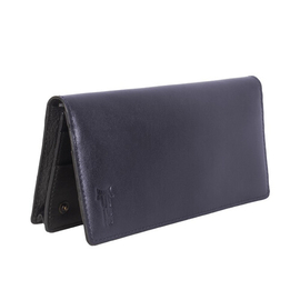 SSB Premium Leather Long Wallet(Blue) SB-W157, 2 image