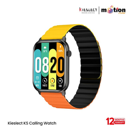 Kieslect KS Calling AMOLED Smart Watch ( Free Strap + Protector) - Black