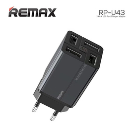 Remax Wanfu Series RP-U43 EU 3.4A Fast Charging adapter 4USB Port