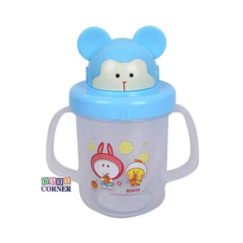 Baby Water pot With Straw 200 ml (Blue)