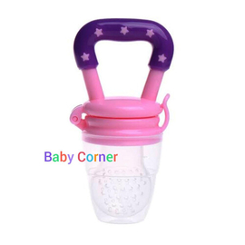 Silicone Baby Fruit Feeding pacifier (pink)