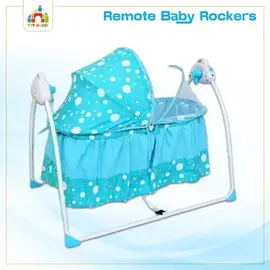 Remote Control Baby Rocker Automatic Cradle With Electric Swing Bed for New-born Baby (USB+Bluetooth)