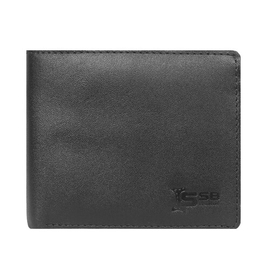 Black Classic Leather Wallet SB-W166, Size: 39, 3 image