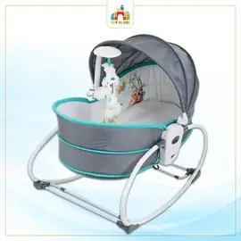 Mustella 5 -in 1 Rocker And Bassinet Including Colorful Music Vibration For Newborn