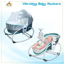 Mustella 5 -in 1 Rocker And Bassinet Including Colorful Music Vibration For Newborn, 3 image