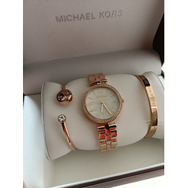Fashionable Luxury Michael kors Stainless Steel  Wrist Watch-Golden, 2 image