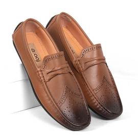 Leather Loafer Mocassino shoes SB-S367, Size: 39