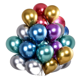 Metalic Balloons 10pcs - Multi color
