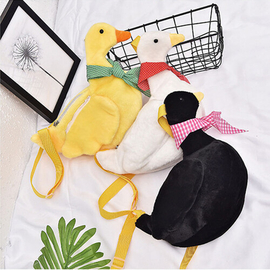 Fashionable High Quality Soft Duck Shaped Purse Side Bag for Girls
