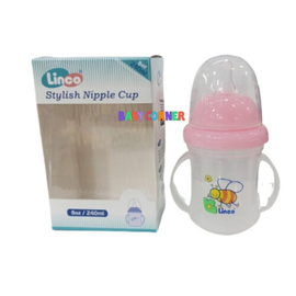 Linco Water pot 1 Nipples (6 months+) 240 ml (Thailand)Pink