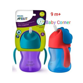 Avent Straw Water Pot 9 months+ 200 ml 1 pcs(Indonesia)Multicolor