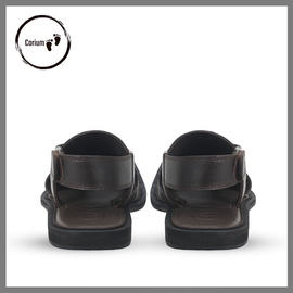Kabuli Style Sandal Shoe For Men - CRM 119, Color: Brown, Size: 40, 2 image