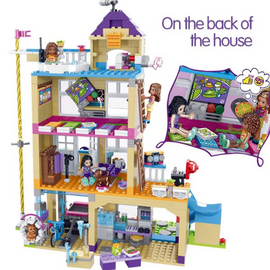 868PCS Friends toys Building Blocks For Children Girls Series Friendship House Set Bricks Kids TOYS, 2 image