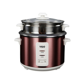 ViGo Rice Cooker- 1.8 L SS 40-06 Red (Single Pot)