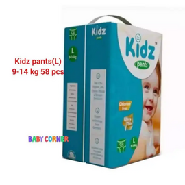 58 Pieces Kidz Pant Diaper L (9-14 kg)